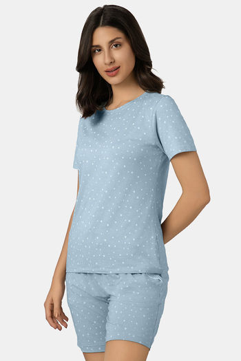 Amante Cotton Top - Celestial Blue Print — image 2